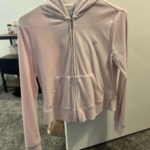 Juicy Couture Light Pink Velour Hoodie